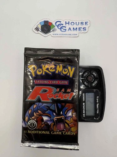 Team Rocket 1st Edition Booster Pack HEAVY Sealed 21 g Gyarados #D *CCGHouse*