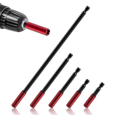 5tlg Bit Verlängerung 1/4 Sechskantschaft Bithalter Lang 50/60/100/150/300mm