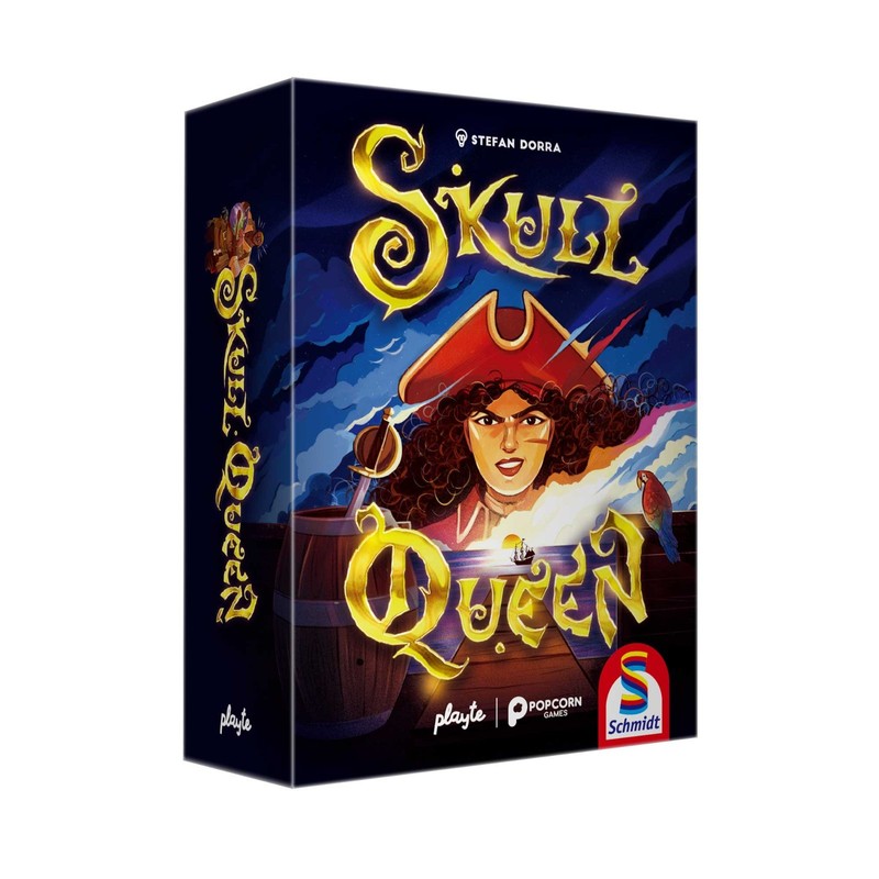 KR VERSION Skull Queen Board Game Playte Korean Edition Trick-Taking Game 2-6P