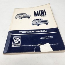 Mini All Models Workshop Manual Leyland Of Australia Service Austin-Morris 1972