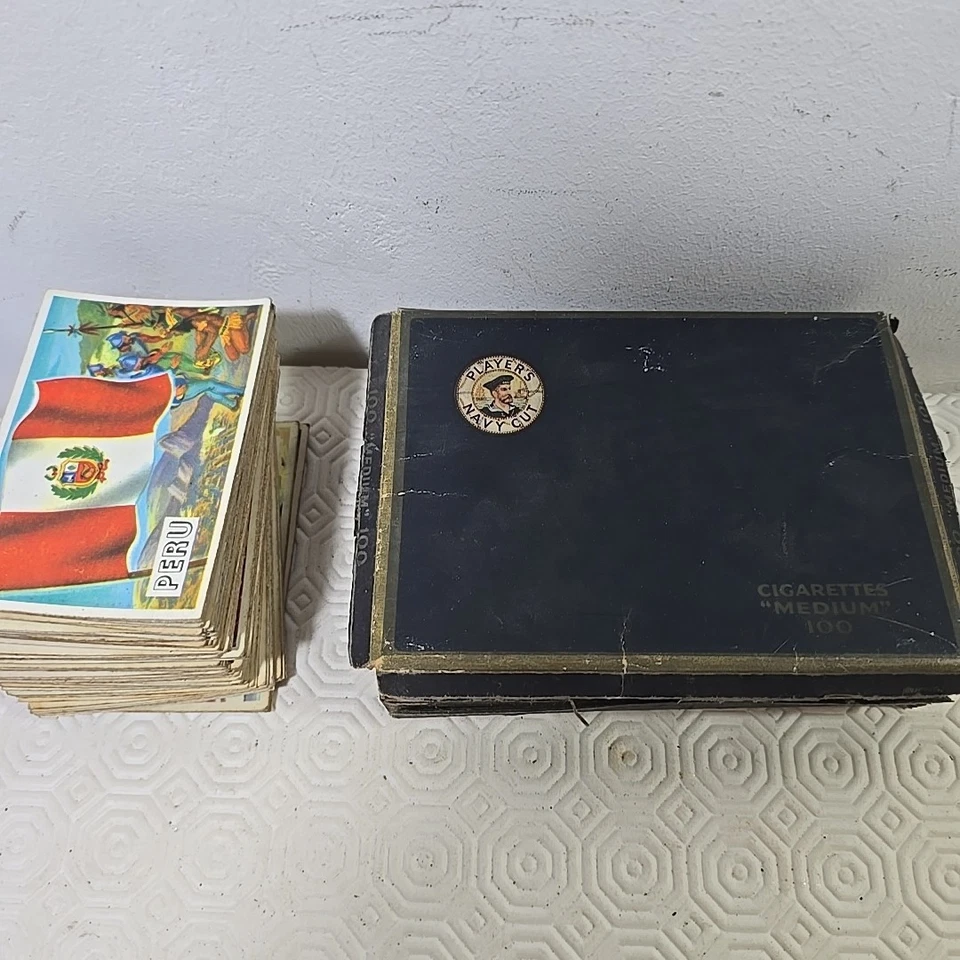 Vintage 1930s John Players Flags of The World Cards In Original Box Set of  80 - Image 4 of 4