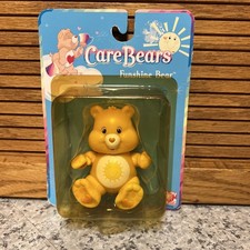 Care Bears FUNSHINE BEAR Poseable Figure 2003 Play Along Inc Toy Sun Yellow NIB