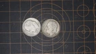 LOT 2 Silver Coins 1 Dime United States Roosevelt # 195