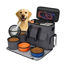 Modoker Airline Approved Pet Travel Bag, Weekend Dog Travel Set for Dog and C...