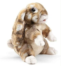 Folkmanis Silky Bunny Rabbit Hand Puppet #3216