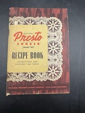 Vintage Presto Pressure Cooker Recipe Book – Model 40 (1947) Original