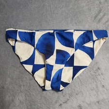 New Seafolly Bikini Bottoms Aquamarine USA 6 AUS 10 Reversible Hipster Swim