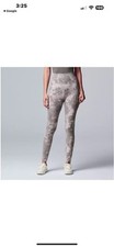 NWT Simply Vera Vera Wang High Rise Live-In Print Leggings Sz M Grey MSRP 34.
