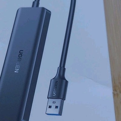 UGREEN 4-Port USB 3.0 Hub USB-A Male to 4x USB-A Female 0.15m Black CM219