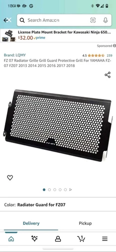 FZ 07 Radiator Grille Grill Guard Protective Grill For YAMAHA FZ-07 FZ07 2013 20