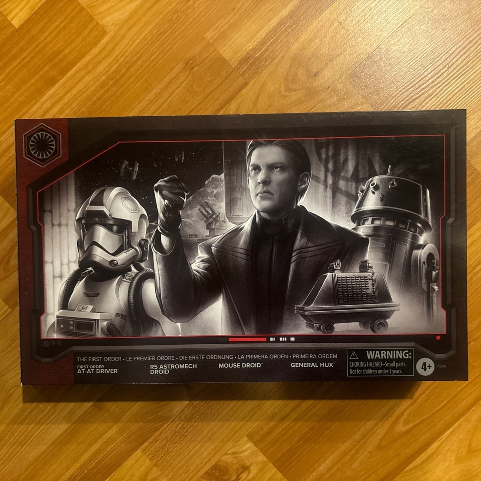 Star Wars Black Series Galaxy Edge Primer Orden Parques Disney Set Hux R5 AT-AT 4pk Foto 3 de 4