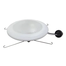 Spitzer 7.5 in. Trim 3000K Disk Light J-Box or Recessed Can Mounted (4-Pack)