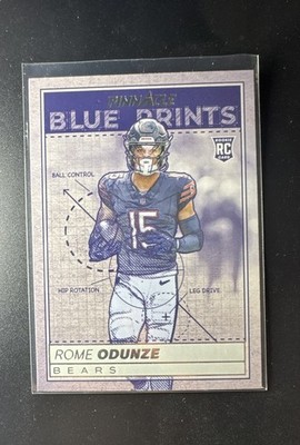 2024 Panini Encore - Blue Prints Rome Odunze #2 (RC)