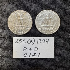 Circulated 1974 Washington Quarters (1932-1998) for sale | eBay