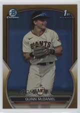 2023 Bowman Draft Chrome Gold Refractor 10/50 Quinn McDaniel #BDC-136 0z8y