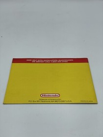 Yoshi NES Nintendo Instruction Manual Only