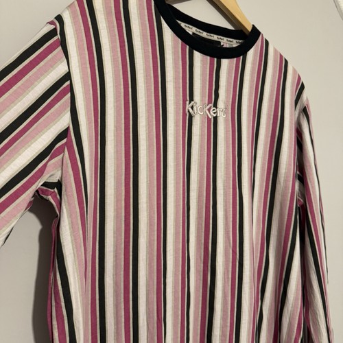 Kickers Classics Striped Long Sleeve Top Size Large - Picture 3 of 7