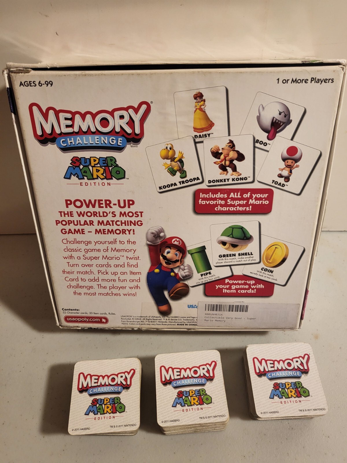 Memory Challenge Super Mario edition board game
