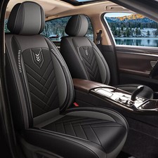 Car Seat Covers For Chevrolet Impala 2009-2020 Faux Leather 5 Seatsblackgrey Car Seat Covers For Chevrolet Impala 2009-2020 Faux Leather 5 Seatsblackgrey