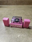 Vtg Mattel 1987 ACTION ACCENTS WINDUP TURNTABLE RECORD PLAYER #7936
