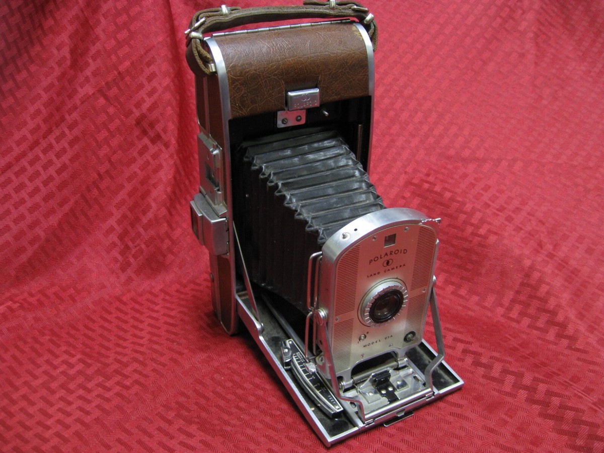 Vintage Polaroid Land Camera Model 95A folding bellows NICE! | eBay