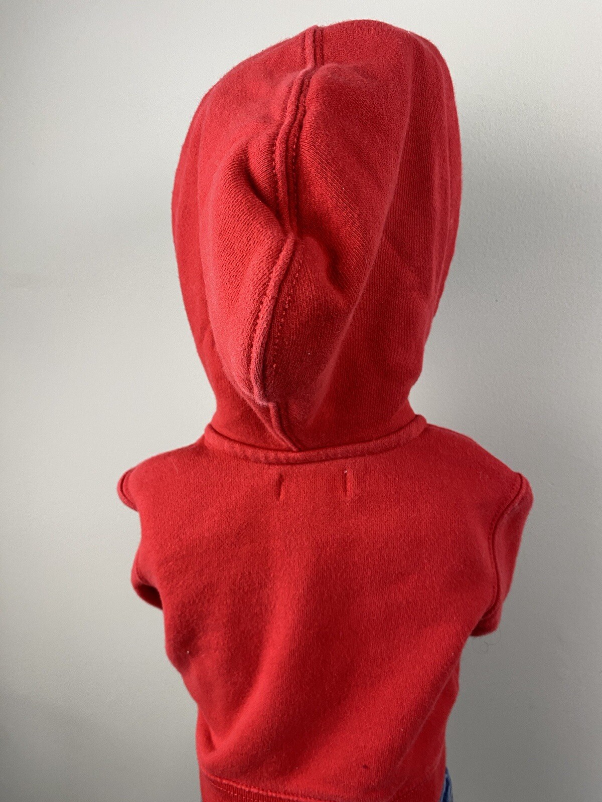 POLO RALPH LAUREN felpa con cappuccio rossa full zip blu navy pony taglia 3 mesi