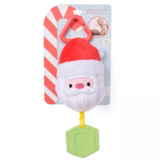 Sunny Days Santa Baby Teether Chimes Multi Textures Baby Toddler