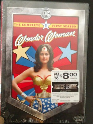 DC comics - The Complete First  Season Wonder Woman DVD New