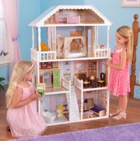 Barbie Size Wooden 4 Story Dollhouse 13 Pcs Of Furniture Girls Play Doll Houses on sale Barbie Size Wooden 4 Story Dollhouse 13 Pcs Of Furniture Girls Play Doll Houses on sale