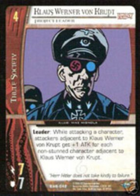 VS System: Klaus Werner von Krupt, Project Leader [Played] Dark Horse Comics Hel