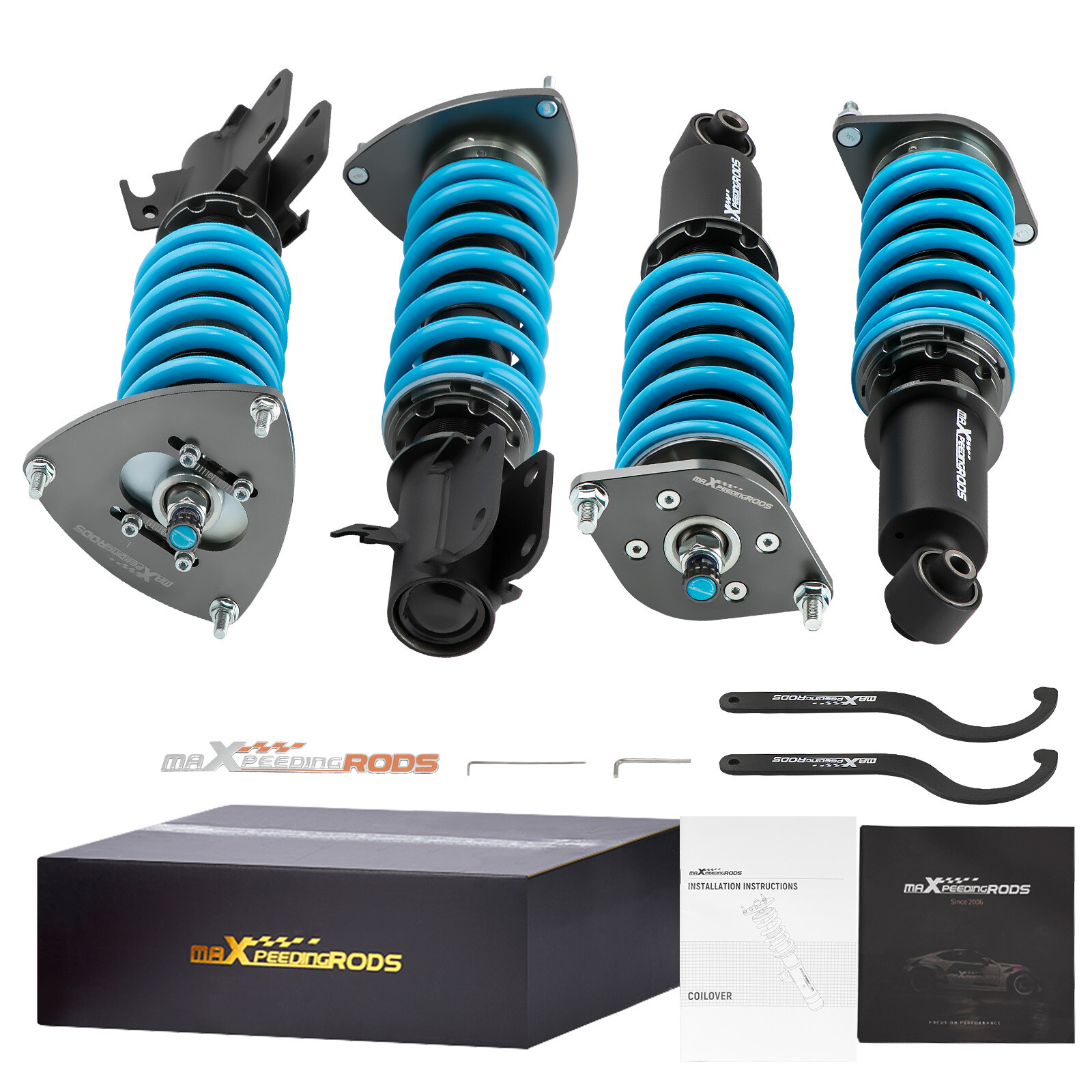 MaXpeedingrods 레이싱 코일오버 서스펜션 키트 (스바루 임프레자 WRX 2008-2014용) 2