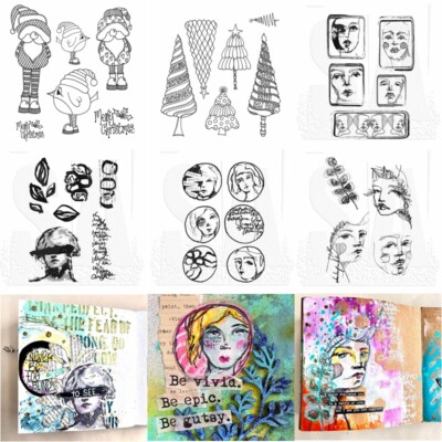 Weihnachtsmann Transparent Gummi Stempel Für DIY Scrapbooking Album Bastelkarten
