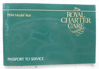 1994 JAGUAR XJ6 XJ12 XJS OWNER MANUAL PASSPORT TO SERVICE NEW