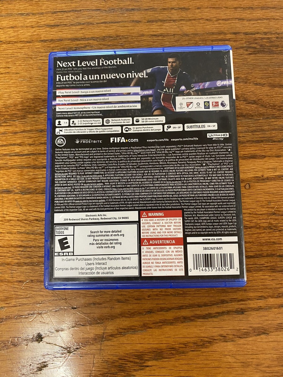 FIFA 21 NEXT LEVEL - Sony PlayStation 5 14633380262| eBay