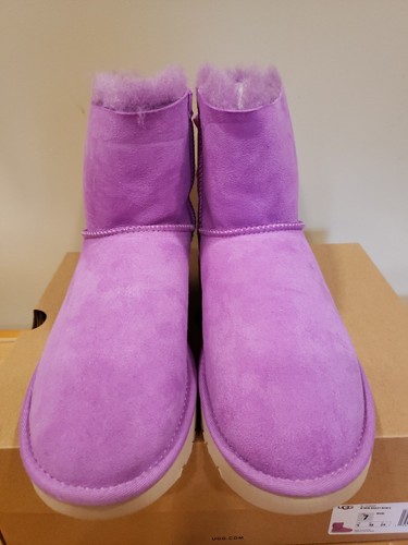 UGG MINI BAILEY BOW II WOMEN ANKLE BOOTS SUEDE MGNL US 7 /UK 5 /EU 38 - Picture 2 of 11