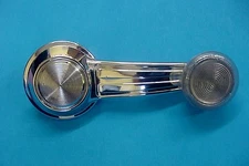 Oldsmobile GM Chrome Manual Door Window Crank Handle Roller Clear Knob