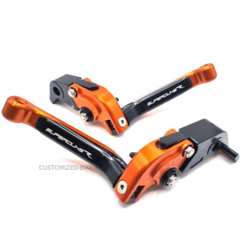 KTM 1290 Superduke R 2014-2025 | Adjustable Clutch Brake Lever Set Orange/Black - Picture 4 of 9