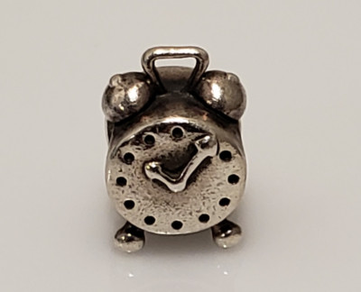 Pandora Sterling Silber Wecker Bead Charm 790449