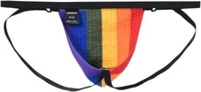 Zonbailon Men's Rainbow G-String Sexy Bikini Briefs Thong Underwear S-2XL