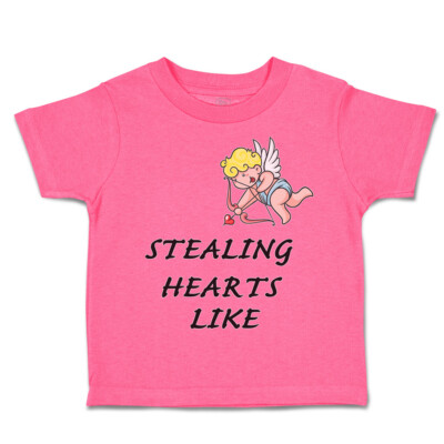 Toddler T-Shirt Stealing Hearts like Cupid Valentines Day Like Cupid Clothes