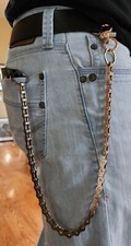 Handcrafted Upcycled Bike Chain Wallet Chain | Biker Punk Y2K Alt | 7 Colors