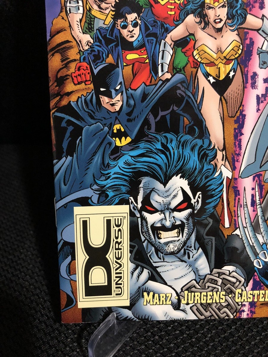 DC Vs Marvel 1 DC Universe Logo. Extremely HTF | eBay