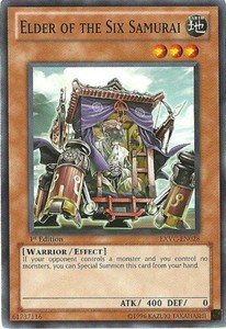 Elder of the Six Samurai - EXVC-EN028 - Common - Unlimited Edition x3 - Near Min