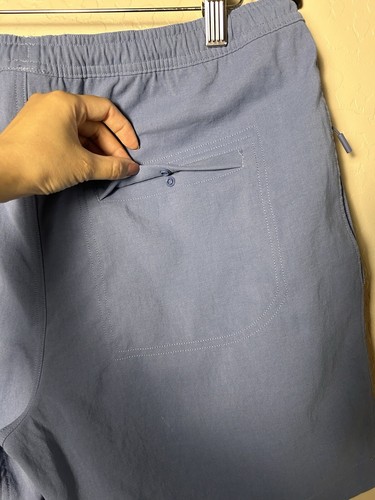 Neu mit Etikett $ 78 lululemon Relaxed Fit Pull-On Shorts 7" leicht gewebt - OASB blau - Größe L - Bild 6 von 8
