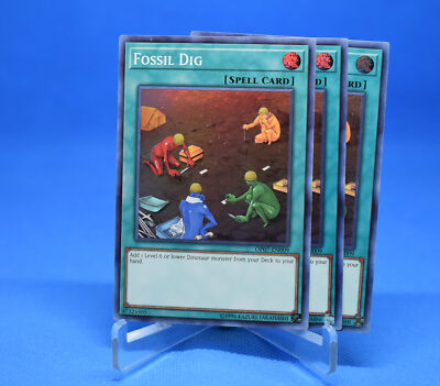 Yu-Gi-Oh! 3x Fossil Dig [OP07-EN009] Super Rare VLP | eBay