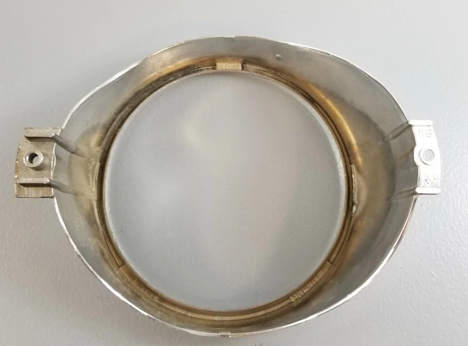 1961 OEM MERCURY MONTEREY METEOR FARO DERECHO PUERTA MOLDURA BISEL C1MF-13052-B De colección Foto 3 de 4