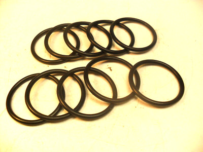 qty 10 - O-Rings 1.50'' id x 1.75'' od x 0.125 dia. McMaster Carr, Oil Resistant,