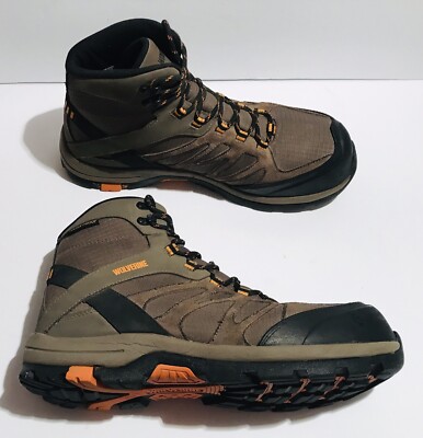 Wolverine Men Fletcher Comp Toe Hiking Boot Taupe W/ Orange  display picture 2