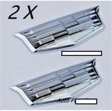 2 X  Cadillac Emblem Car Badge Decal Sticker CTS SRX STS ATS XLR SLS CT6   PAIR