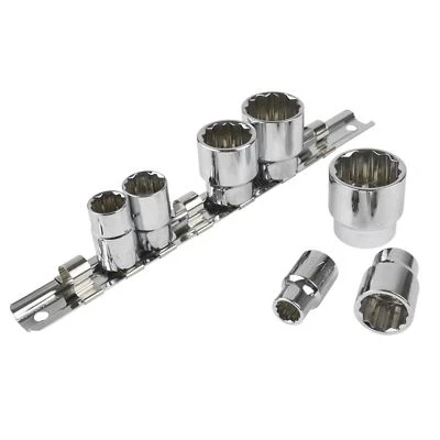 AB TOOLS Whitworth / BSF / BSW 3/8" juego de 7 piezas 1/8"-1/2" bi hexágono LSR29